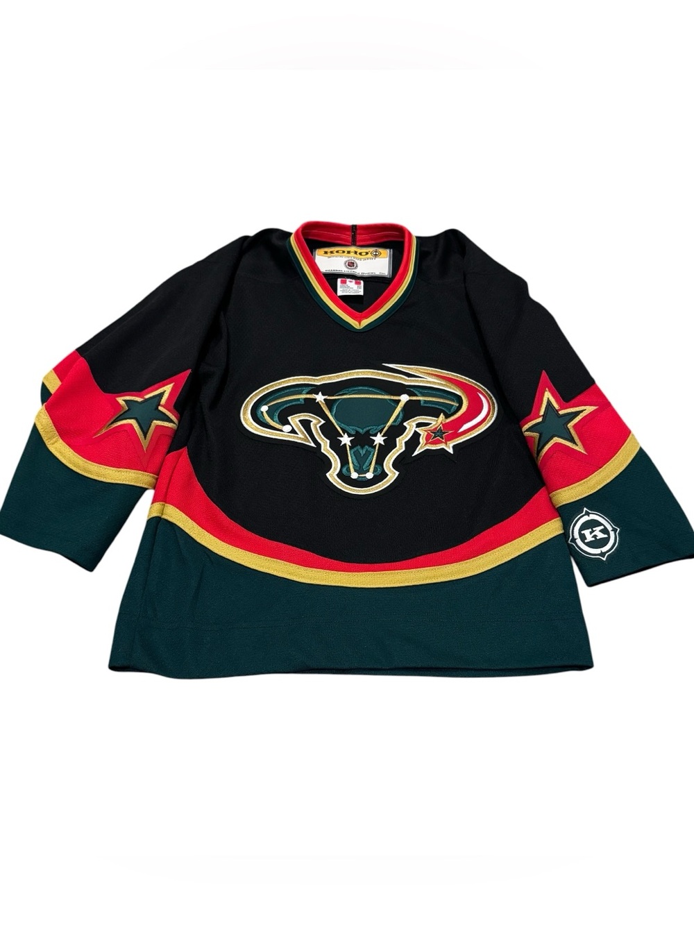 Vtg Koho Dallas Stars Mooterus Hockey Jersey Youth Kids Size S/M Blank No Name